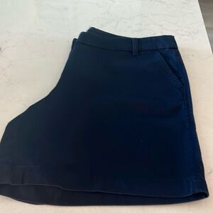 J.Crew Navy Blue Size 14 7 inches in length. NWT
